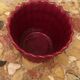1950s Pleated Ceramic Cache Pot Bordeaux St-Clement H11/D14