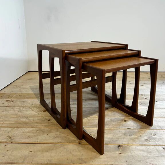 Tables gigognes Quadrille en teck G Plan, années 1960