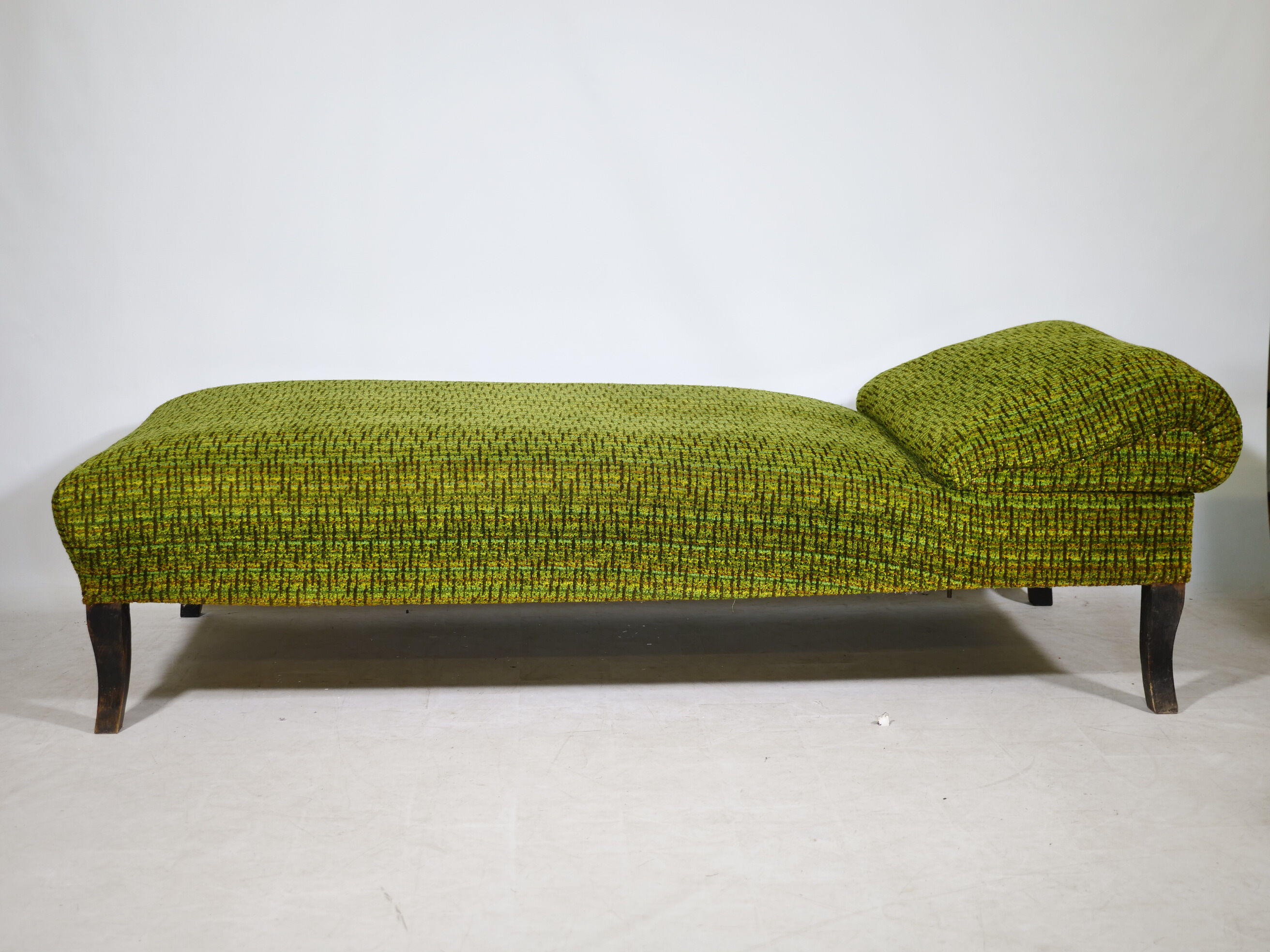 Mid-Century Daybed Chaise Lounge in Fabric, 1960s