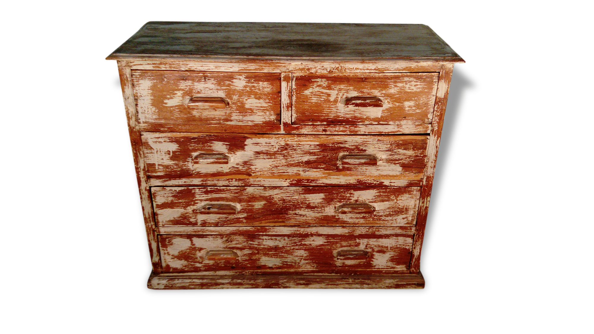 Patina teak dresser.