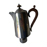 Silver metal teapot or coffee maker