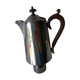 Silver metal teapot or coffee maker