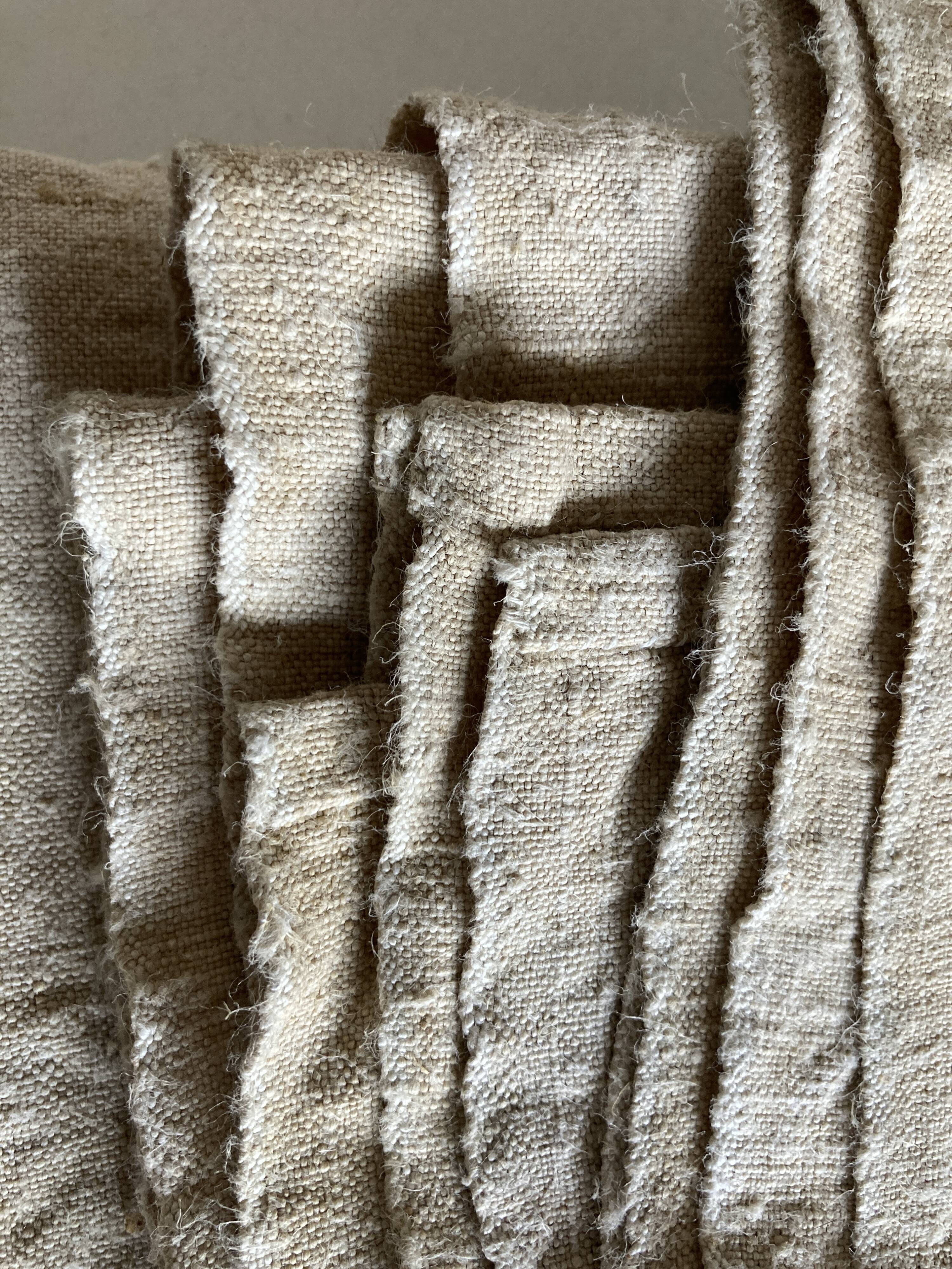 Nappe de réserve en chanvre brut 19e 240cm