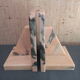 Art Deco marble bookends