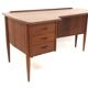 Scandinavian teak desk, Göran Strand, Lelångs Möbelfabrik, Sweden, 1950