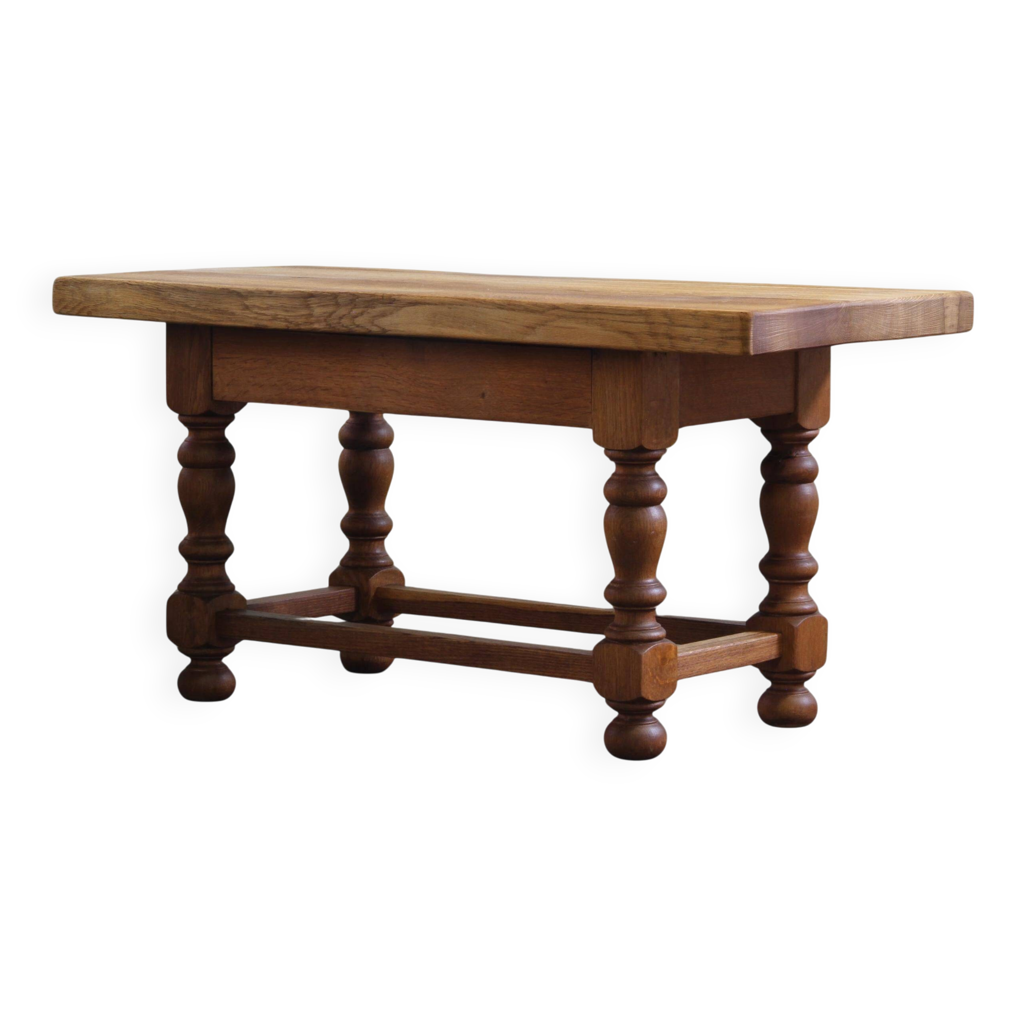 Early 20th century Danish Baroque coffee table solid oak