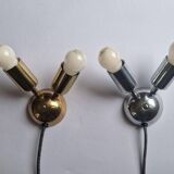 Set of Two Rare Midcentury Wall Lamps Drupol Sputnik, 1970s