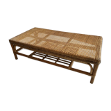 Table basse rotin