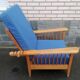 Old morris armchair marked potacol wood teak 1960 vintage