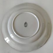 Assiette ancienne au coq – Keller & Guérin Lunéville
