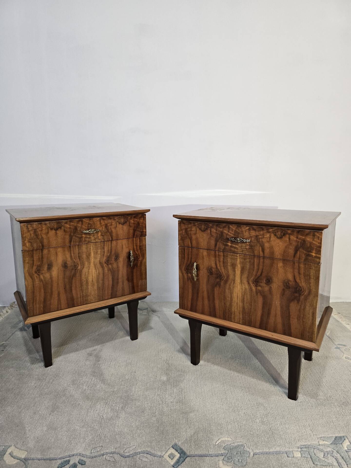 70s Walnut Nightstand