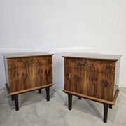 70s Walnut Nightstand