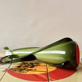 Vintage vase in green blown glass - Fratelli Betti Cristallerie - Empoli