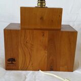 Regain lamp foot in elm, 70s