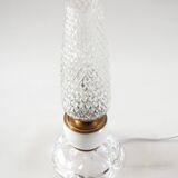 Ceramic and glass flute lamp