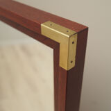 Mahogany-framed mirror, Danish design, 1970s, production: Denmark