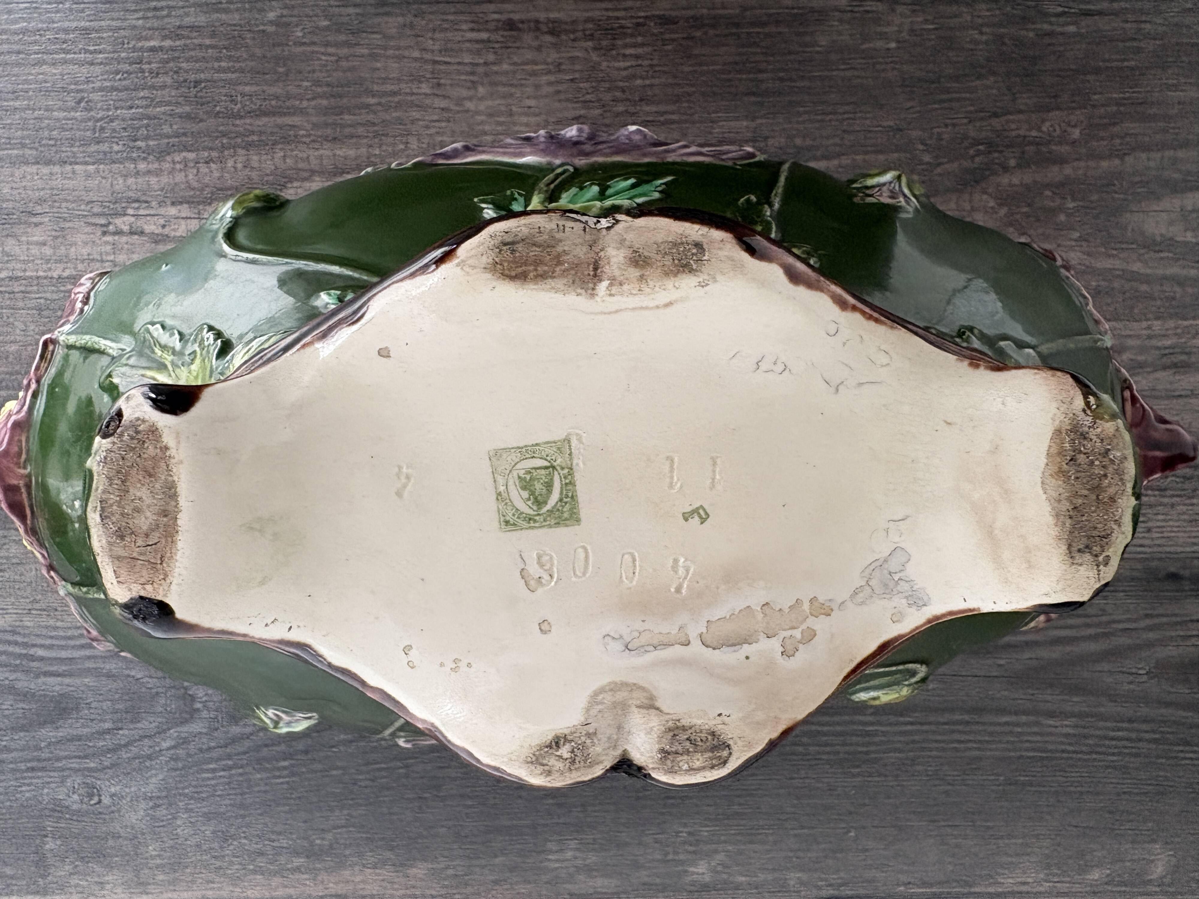 Large antique planter De Bruyne Frères 1900