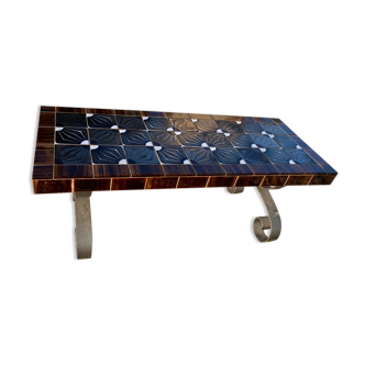 Ceramic coffee table year 70