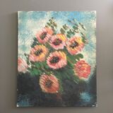 Painting ancient Impressionist flowers