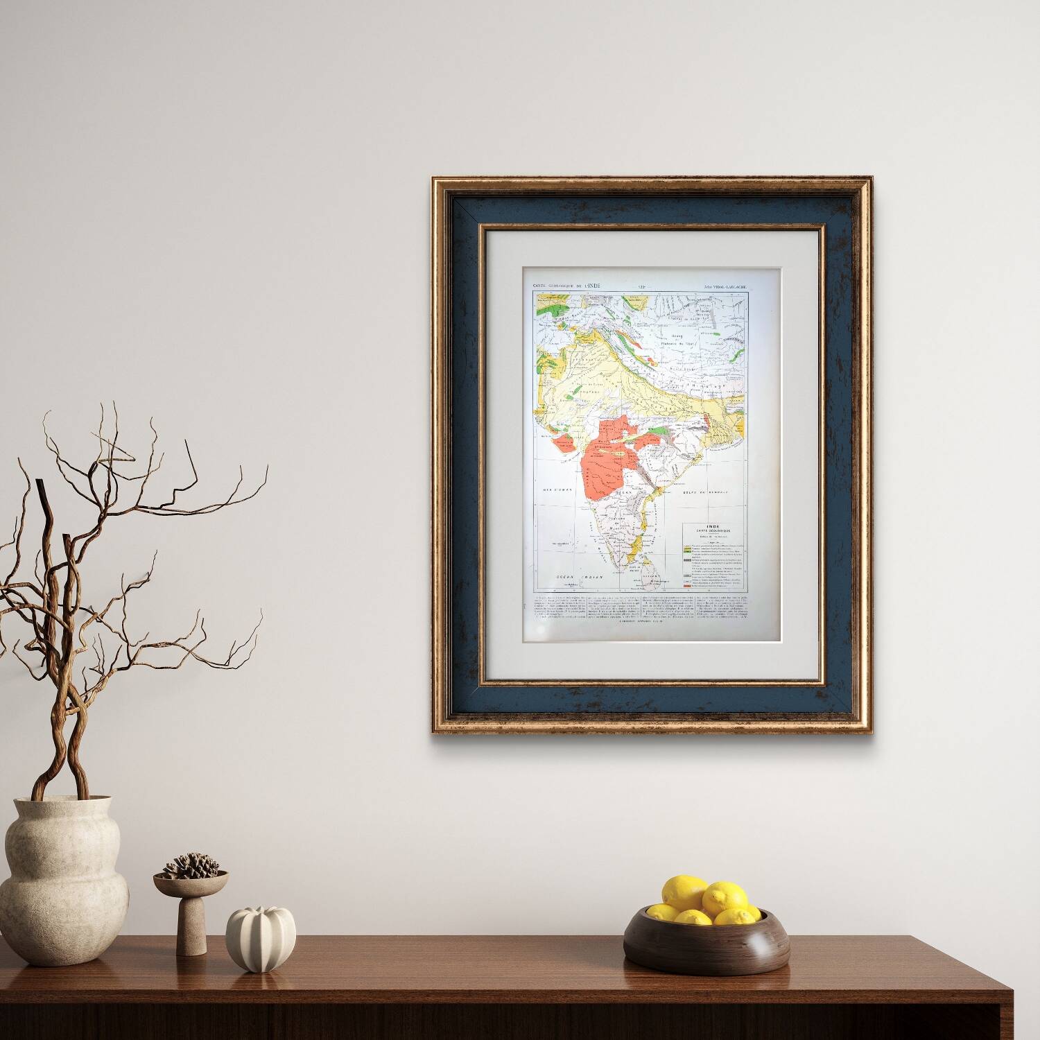 Printed in 1909, Geology of India.