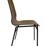 Vintage Friso Kramer for Auping 'Euroika' plywood dining chair, The Netherlands 1960's