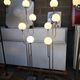 Lot de deux lampadaires italiens en chrome Goffredo Reggiani des années 1960