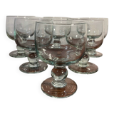 Coupe en verre bullé