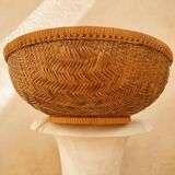 Hand braided basket