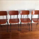 Set of 4 design chairs 60s Marko Spintoel by Kooistra