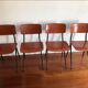 Set of 4 design chairs 60s Marko Spintoel by Kooistra