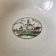 Hollow dish Saint-Amand Céranord pattern mills 60s
