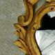 Paire de miroir bois doré.