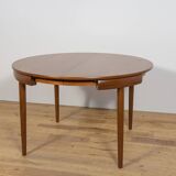 Mid-Century Teak Dining Table & Chairs by Hans Olsen for Frem Røjle.