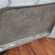 Ancient Persian tray in silver-plated metal