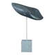 Abstract Organic Sculpture in polished Grey Stone, 1980s