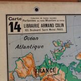 School N ° 14 Asia physical vidal-lablache map