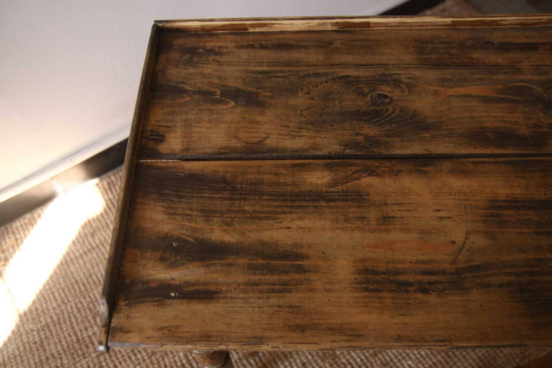 Old wooden desk