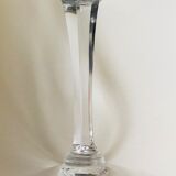 Set of six cut Lorraine crystal water glasses
