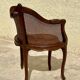 Louis XV Style Walnut Office Chair