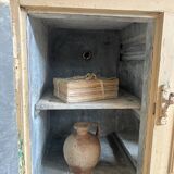 Ancien meuble glacière en bois