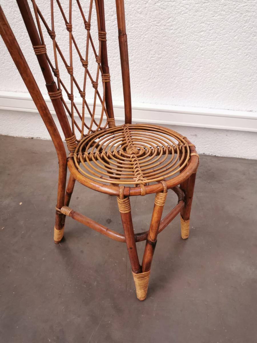 Italian rattan chair
