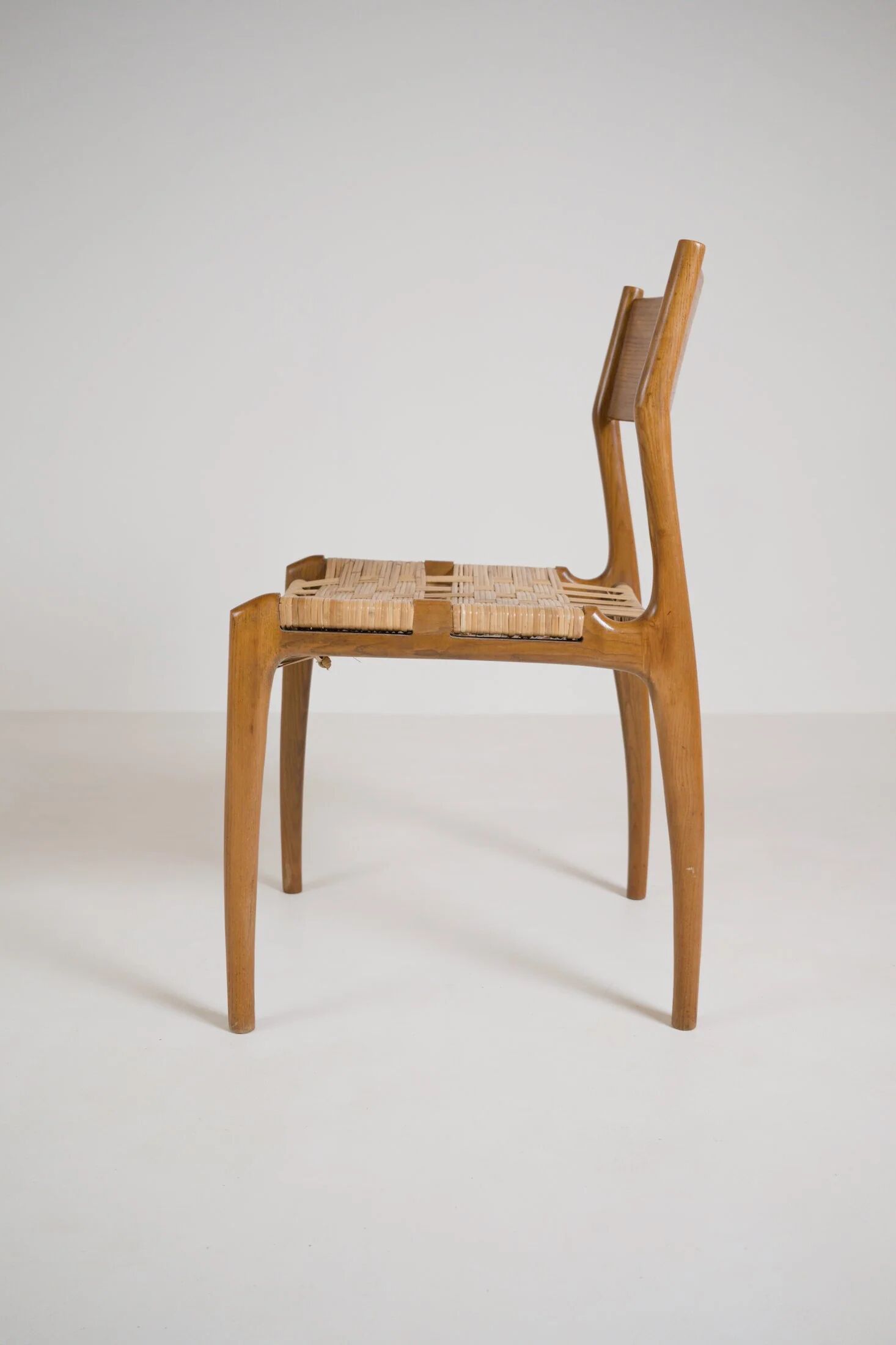 Set of 6 GESSEF chairs published by Consorzio Sedie Friuli, Italy, 1970s.