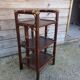 Meuble étagère en rotin vintage