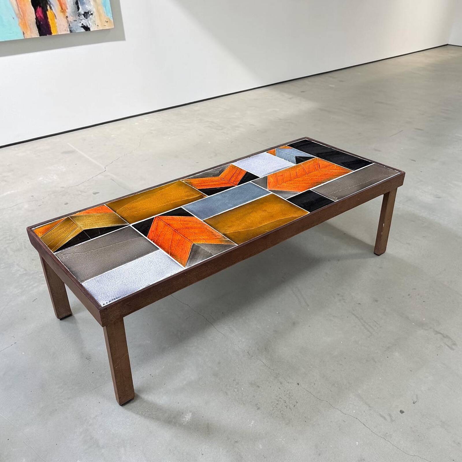 Ceramic coffee table by Roger Capron - Signed -