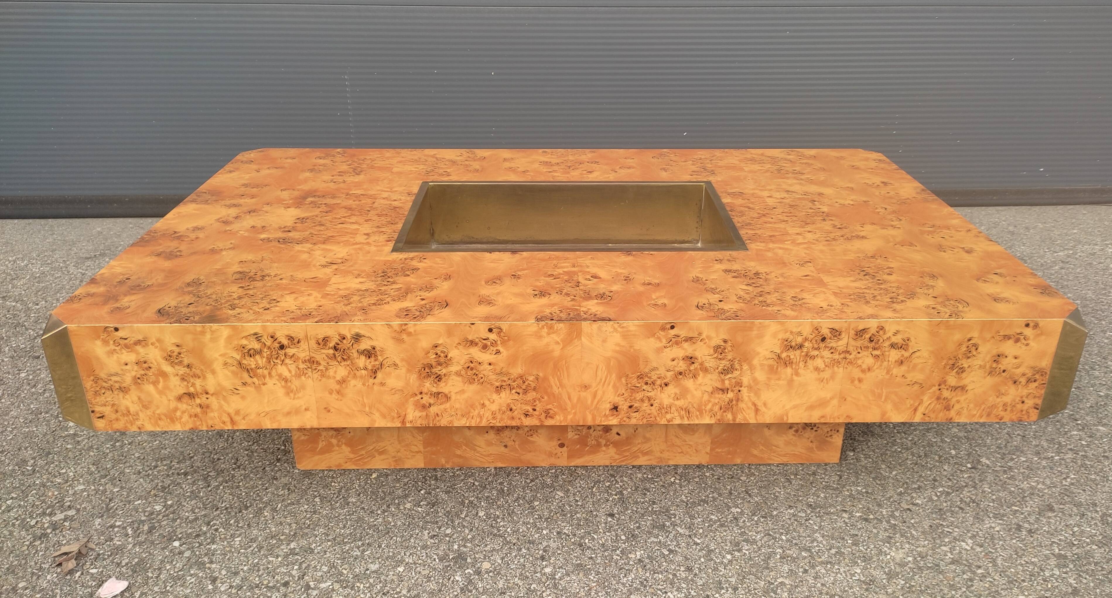 Willy Rizzo coffee table Alvéo model