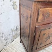 Meuble de rangement confiturier art populaire savoyard 1950