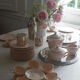 Coffee service powder pink 52 parts 1930