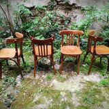 Series of four bistro chairs
