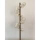 Contemporary Spheres With Gold Murano Glass Burnished Floor Lamp