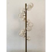 Contemporary Spheres With Gold Murano Glass Burnished Floor Lamp
